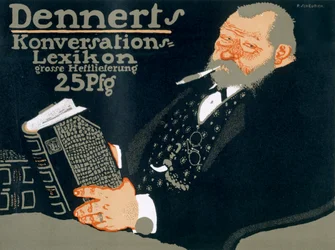 Reklám Dennert "Konversations-Lexikon" című művéhez, 1927